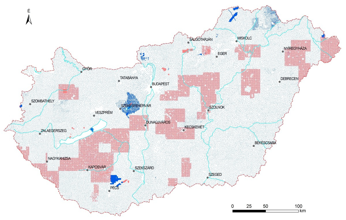 Magyarország mágneses felmértségi térképe